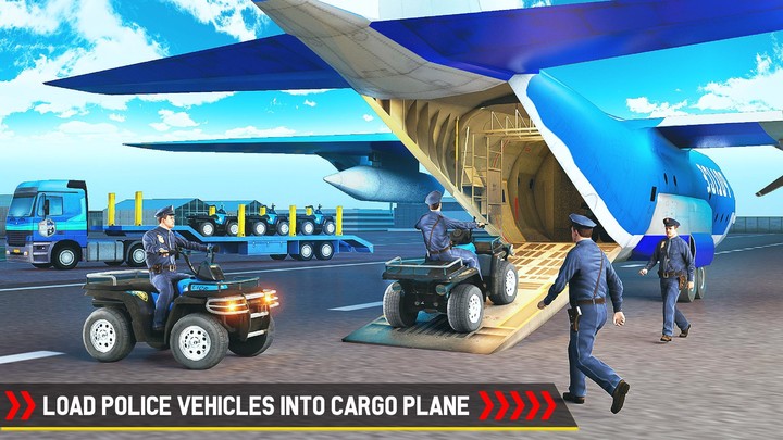 Cargo Airplane Police Vehicle screenshot image 3_Popularmodapk.com
