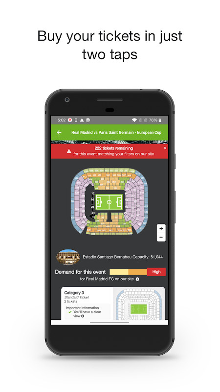 viagogo Tickets screenshot image 4_Popularmodapk.com