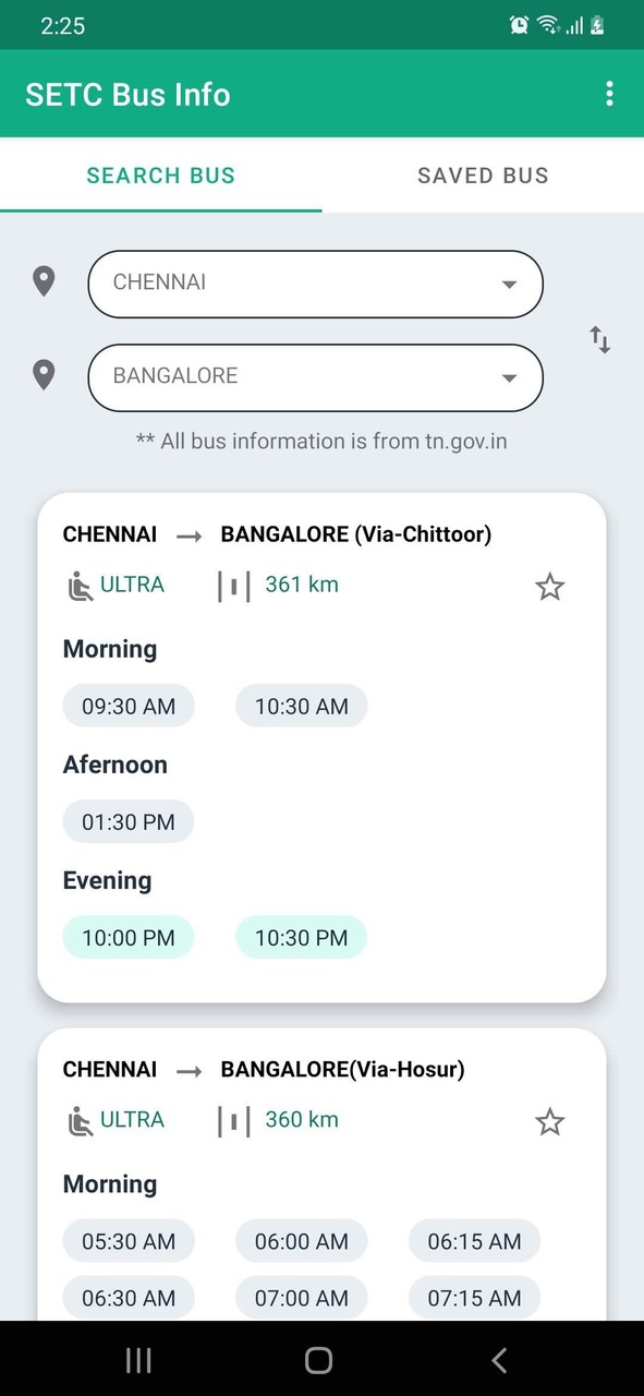 SETC Bus Info screenshot image 10_Popularmodapk.com