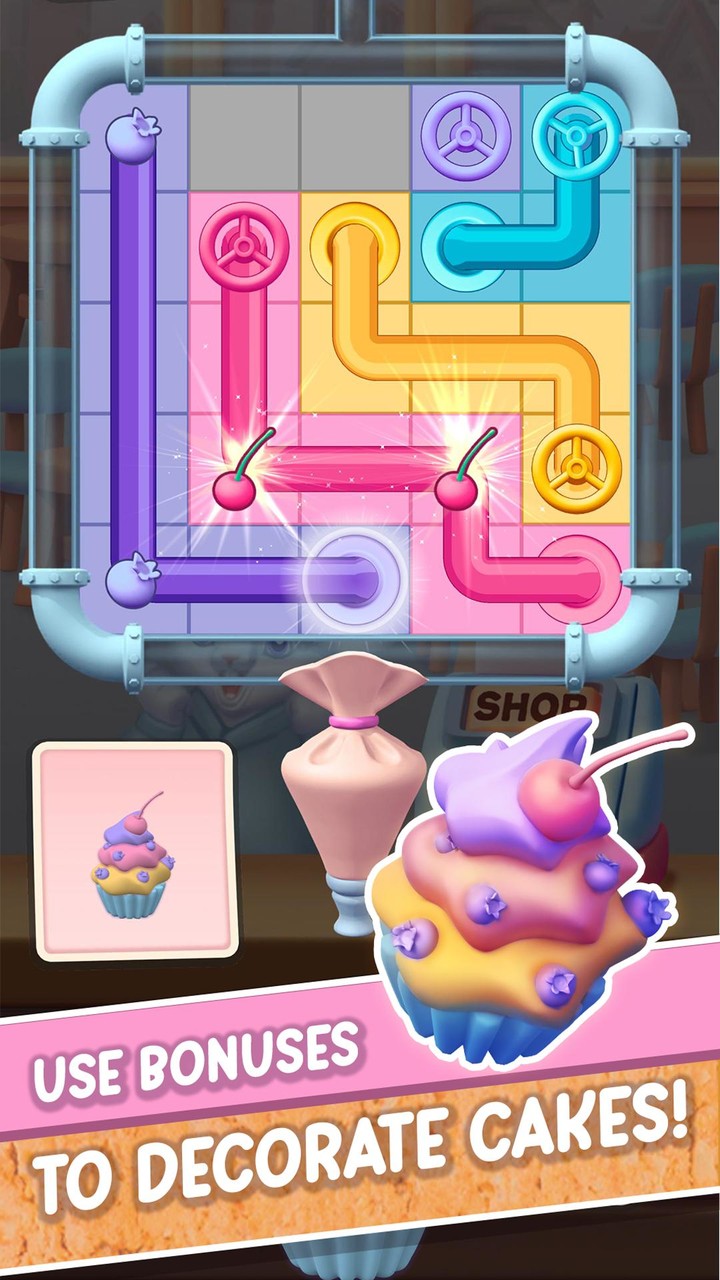 Cake Bakery Puzzle screenshot image 4_Popularmodapk.com