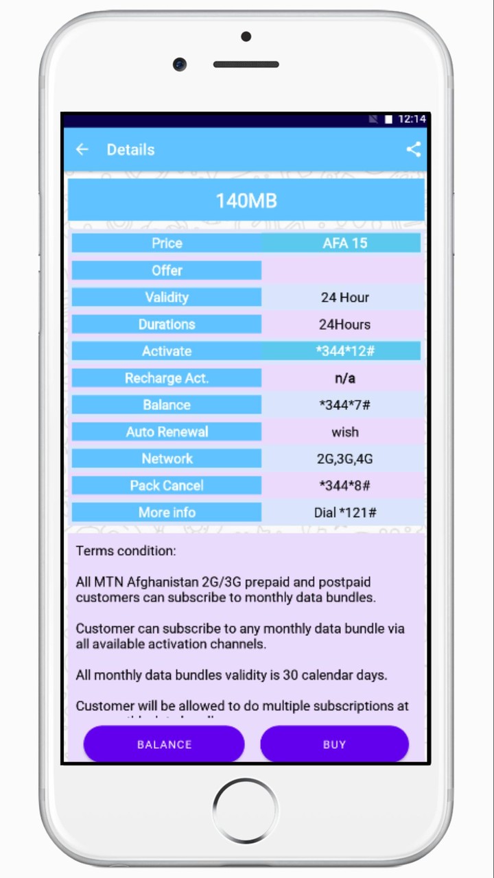 Afghan Data-Net Bundle screenshot image 9_Popularmodapk.com