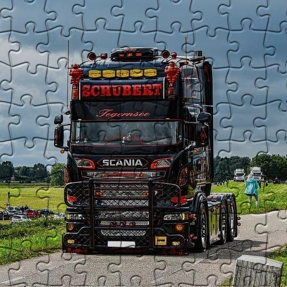 Jigsaw puzzle Scania Trucks screenshot image 1_Popularmodapk.com