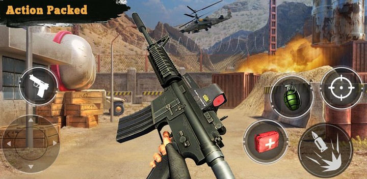 Mountain FPS Commando Shooter screenshot image 2_Popularmodapk.com