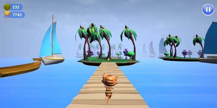 Cat Run - Endless Runner Game screenshot image 3_Popularmodapk.com