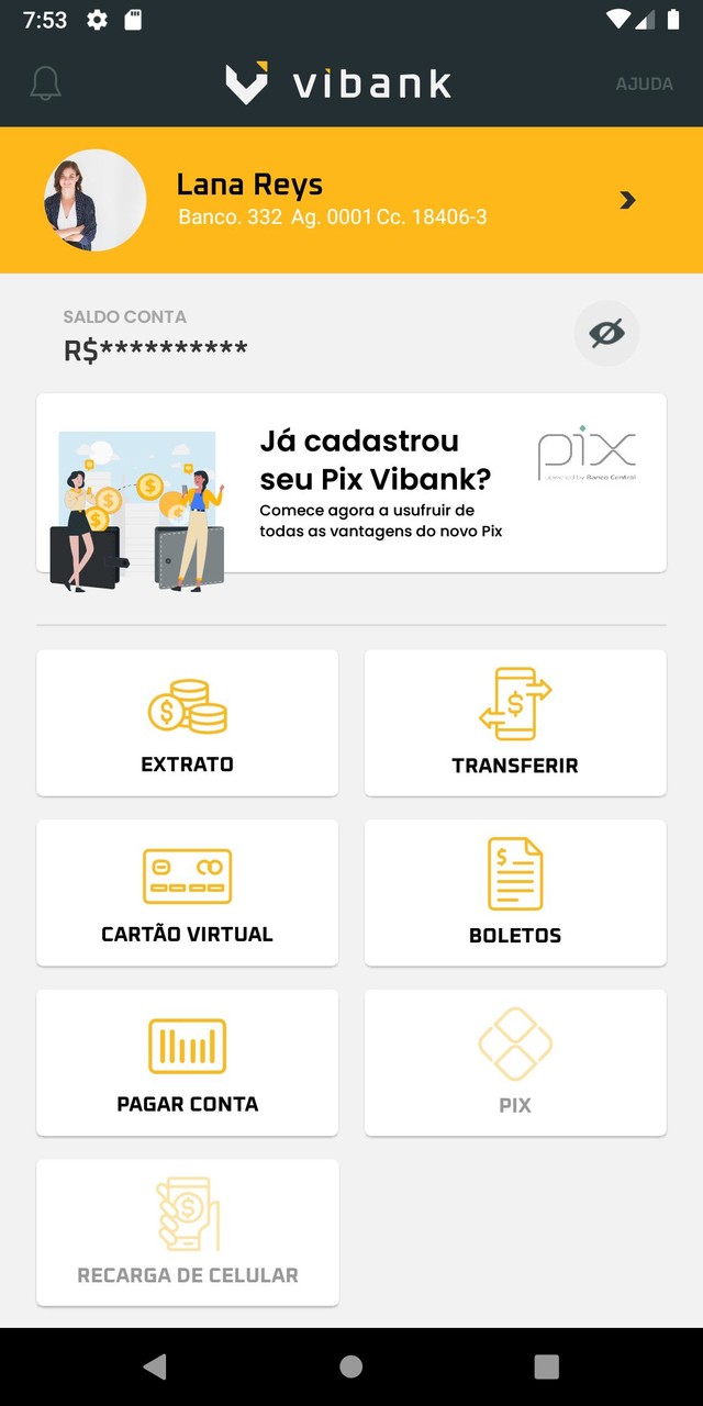 Vibank - Conta Digital screenshot image 2_Popularmodapk.com