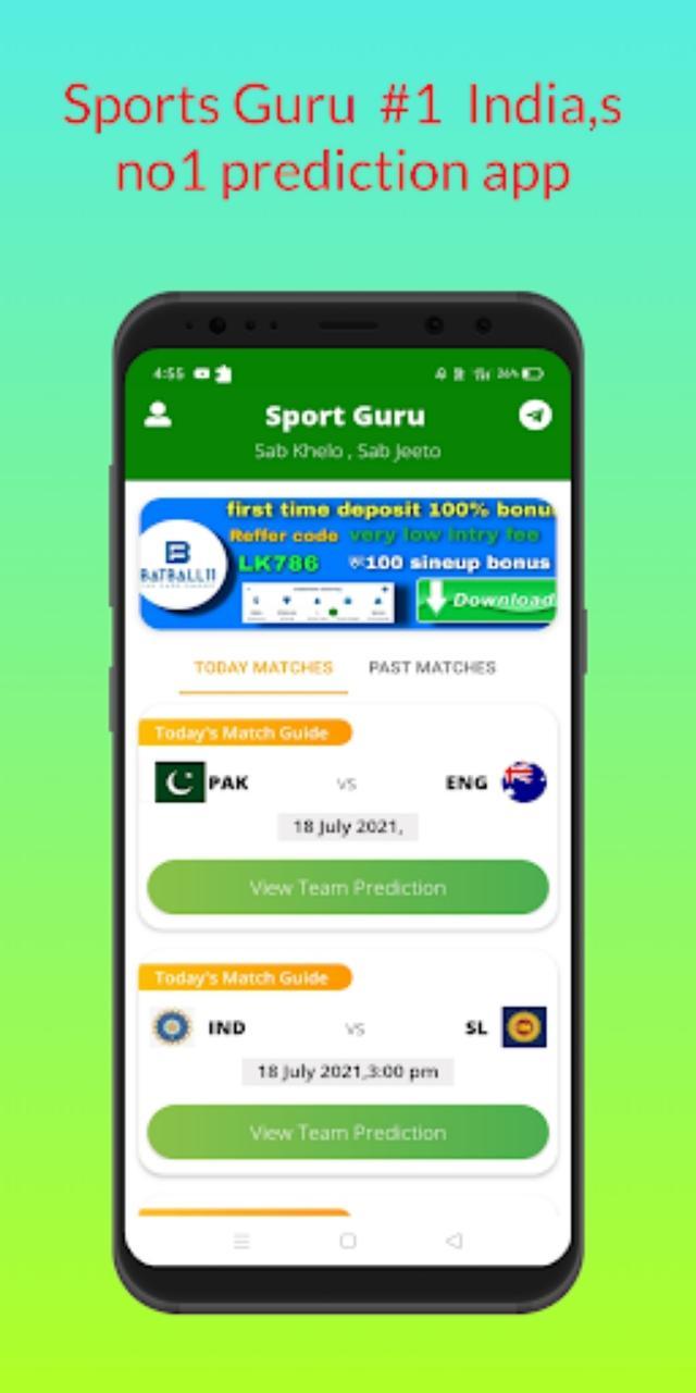 Sport Guru +™ Team prediction screenshot image 4_Popularmodapk.com