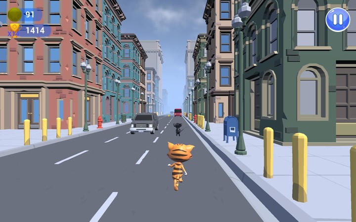 Cat Run - Endless Runner Game screenshot image 9_Popularmodapk.com