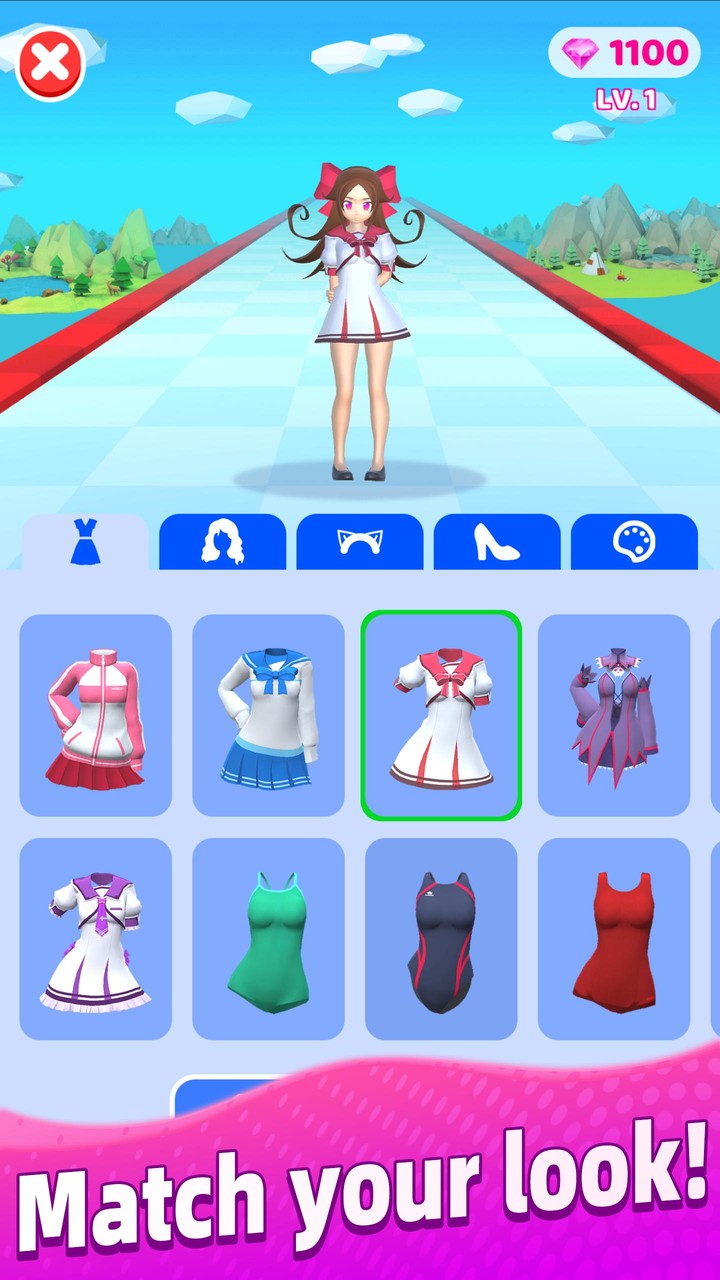 Racing Hair - Music Dance 3D screenshot image 3_Popularmodapk.com