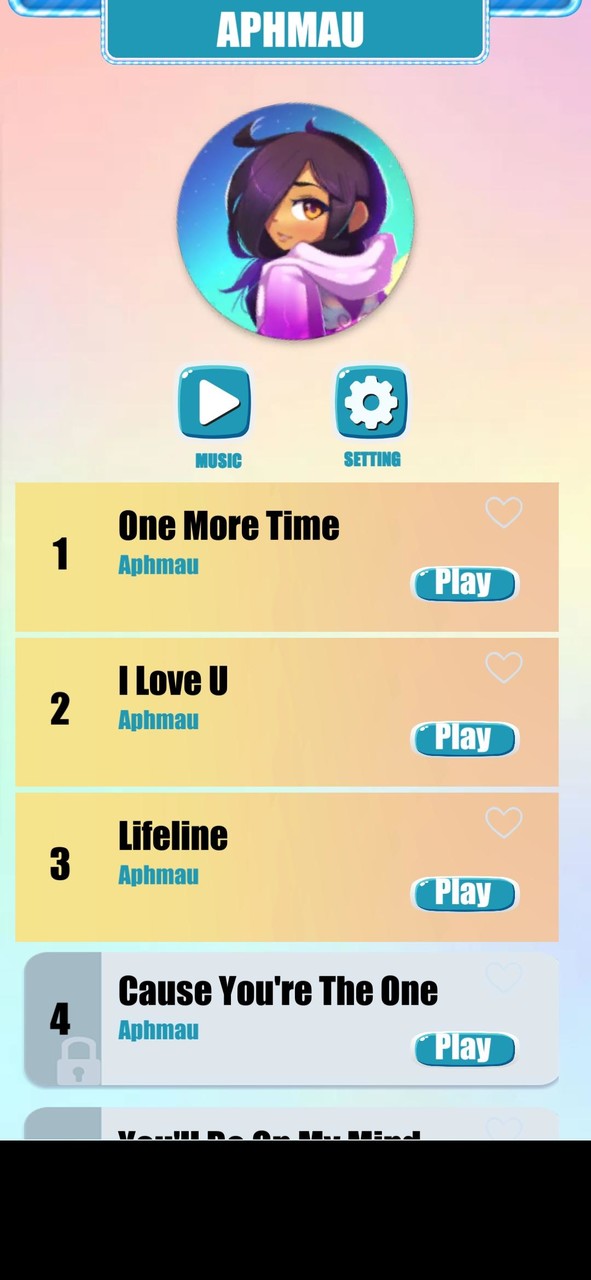 Aphmau Music Tiles Game screenshot image 1_Popularmodapk.com