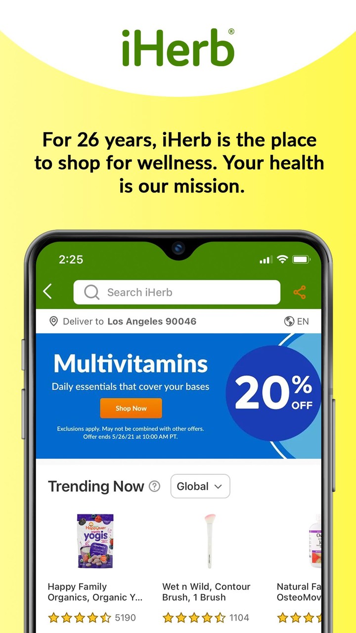 iHerb screenshot image 1_Popularmodapk.com