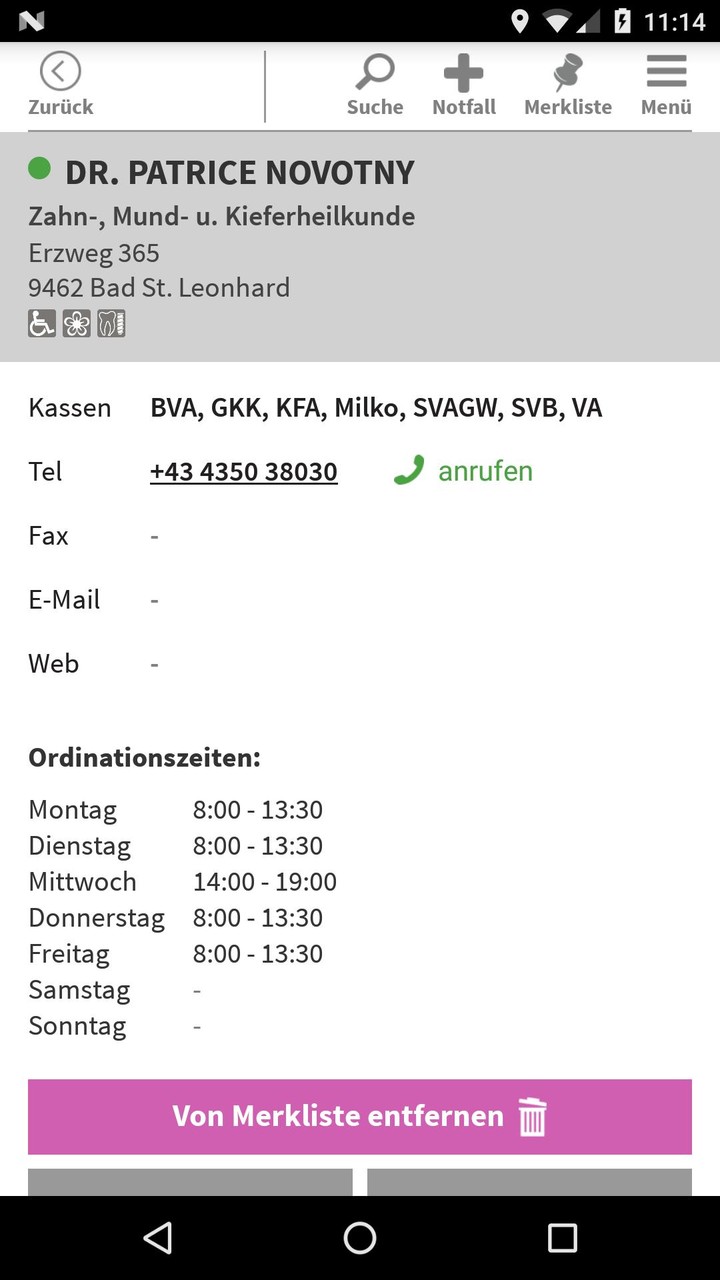 Ärzteführer Kärnten screenshot image 8_Popularmodapk.com