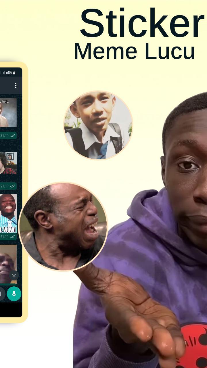 WAStickerApps Asupan Meme Lucu Animasi Sticker screenshot image 27_Popularmodapk.com