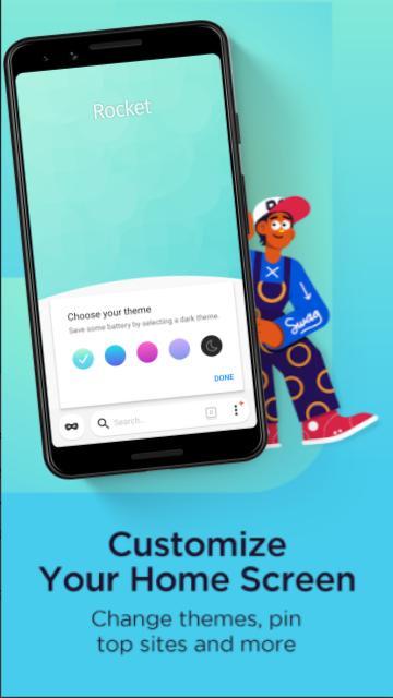 Rocket — Fast and Lightweight Web Browser screenshot image 9_Popularmodapk.com