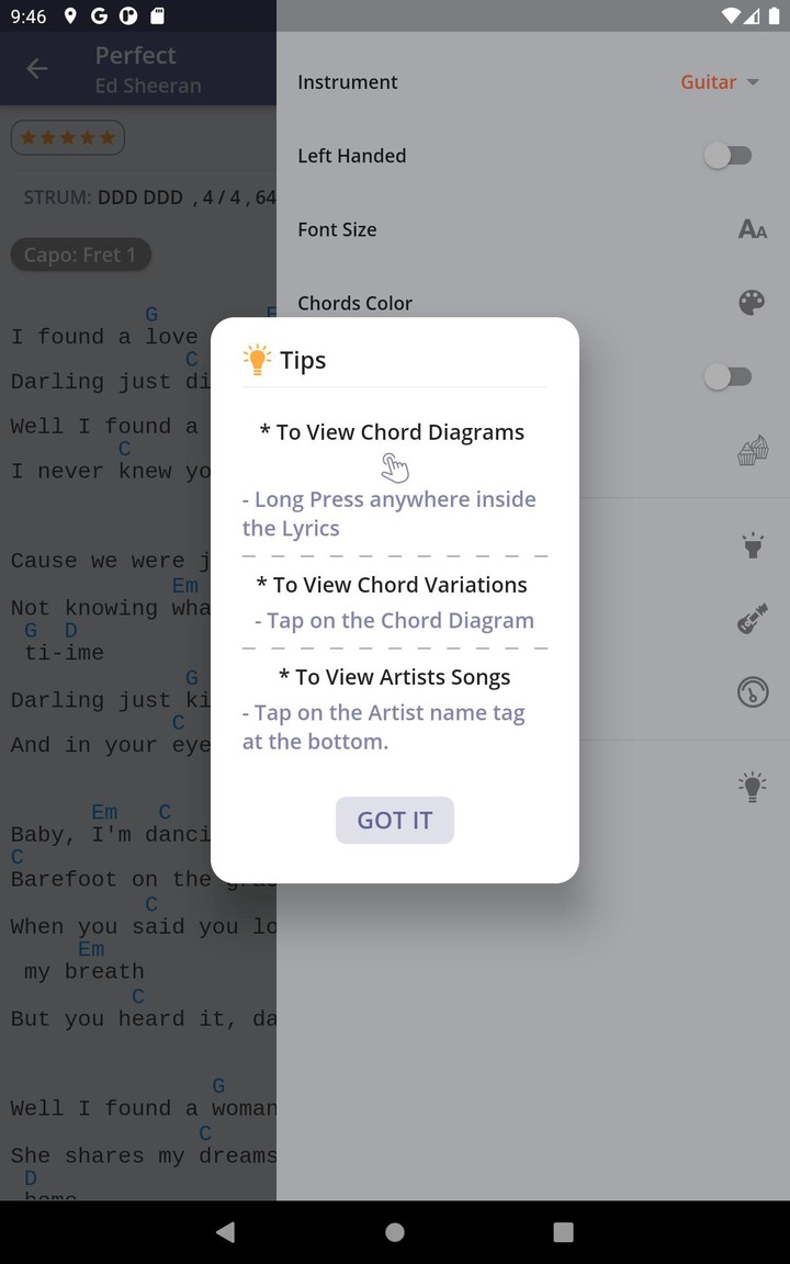 MultiChords (Lyrics & Chords) screenshot image 9_Popularmodapk.com
