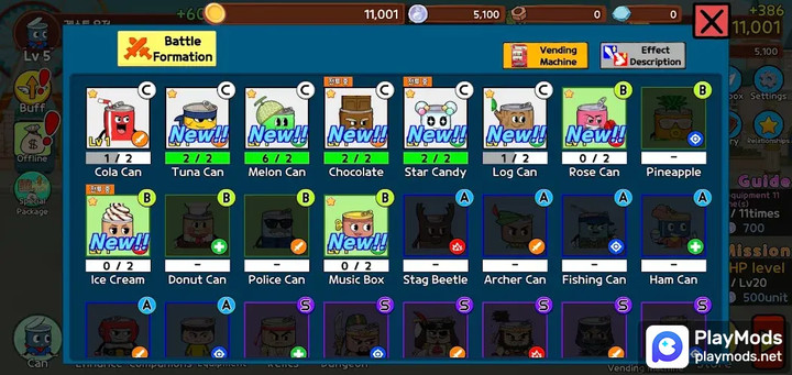 Canned Heroes: Idle RPG<span>(Unlimited Resources)</span> screenshot image 3_Popularmodapk.com