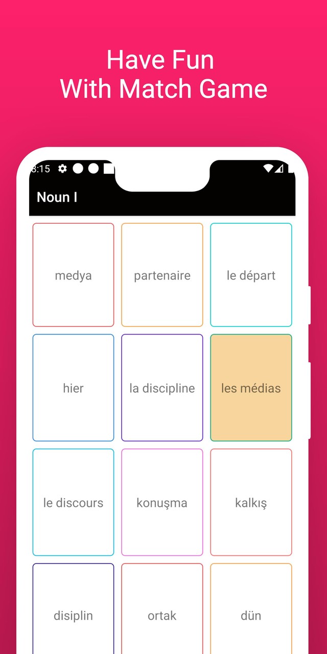 Practice French Turkish Words screenshot image 10_Popularmodapk.com