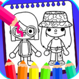 Toca Boca Coloring Game1.0_Popularmodapk.com