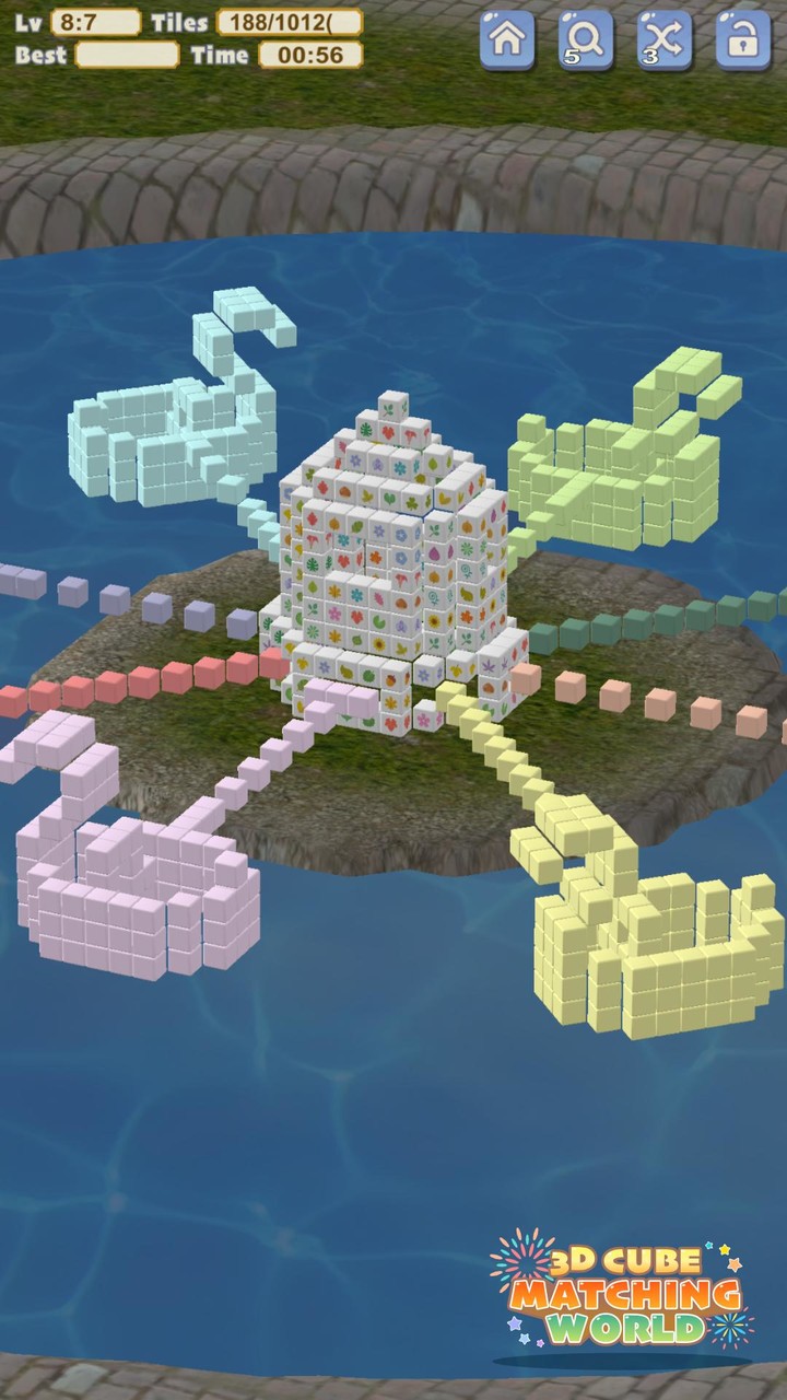 3D Cube Matching World screenshot image 10_Popularmodapk.com