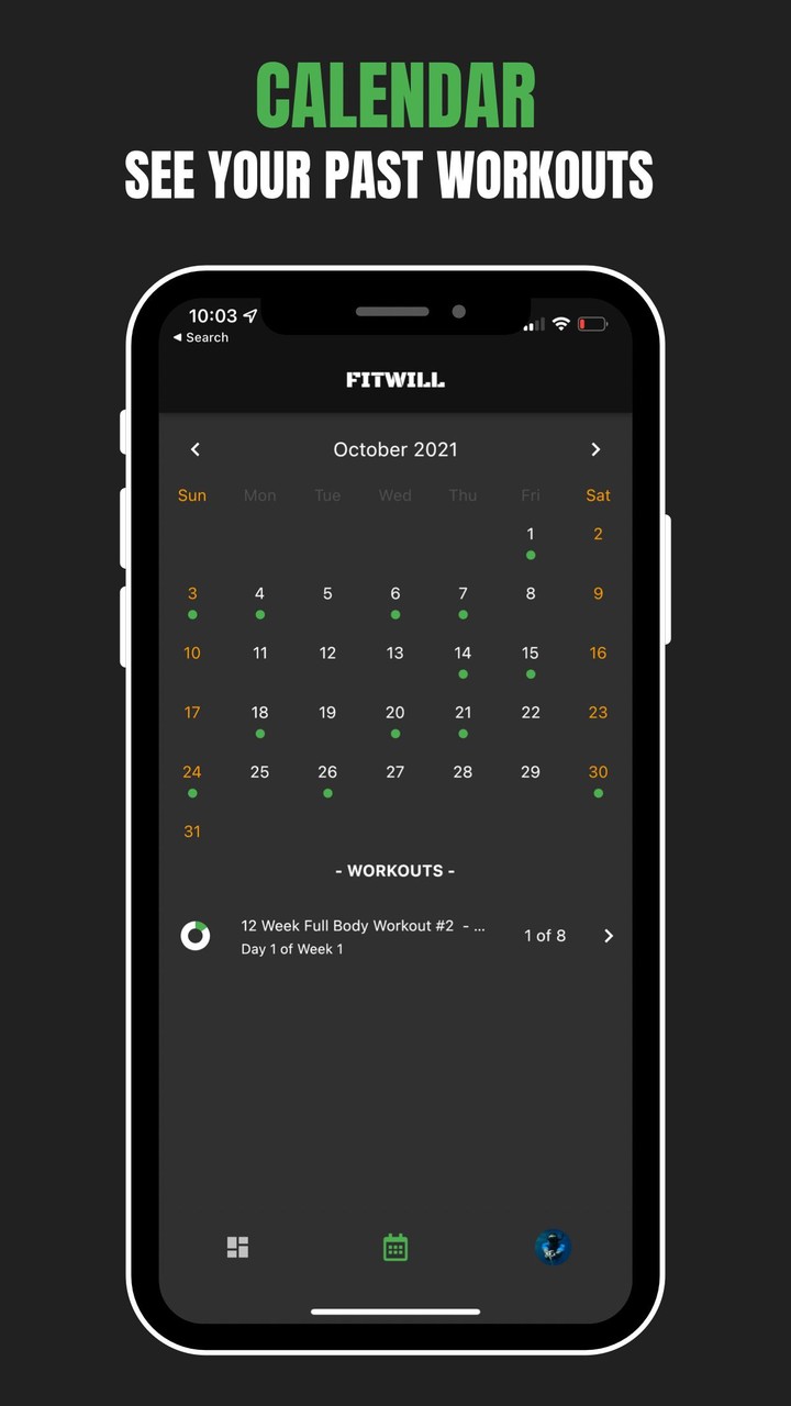 Fitwill: Workout Planner screenshot image 8_Popularmodapk.com