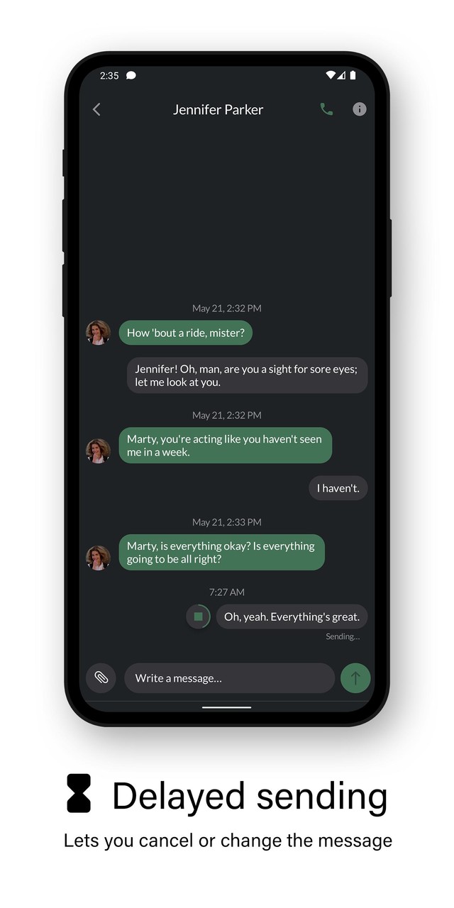 4Messages - SMS manager. screenshot image 4_Popularmodapk.com