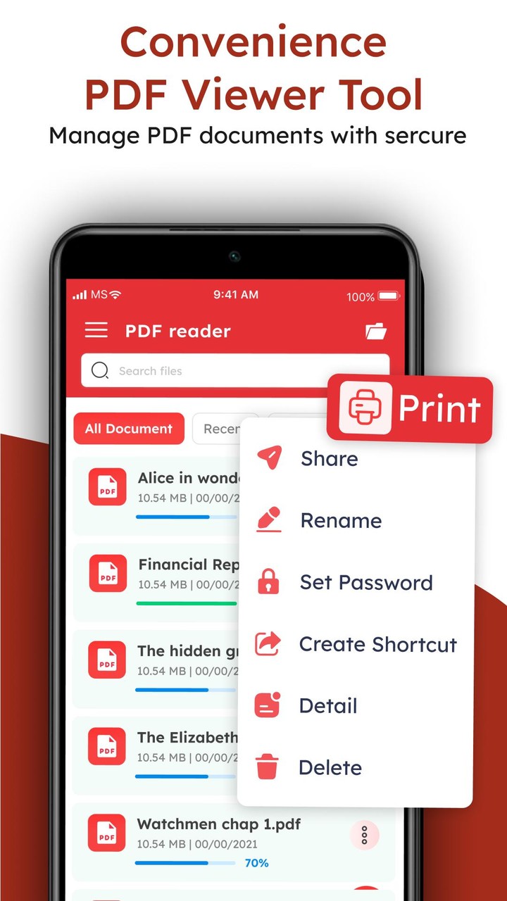 PDF Reader: Read all PDF files screenshot image 5_Popularmodapk.com
