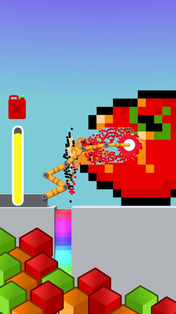 Idle Voxel Crusher Machine 3D screenshot image 4_Popularmodapk.com