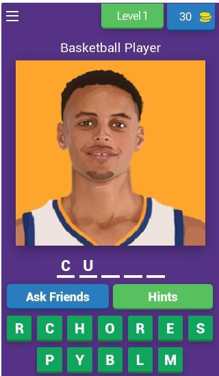 Guess The Basketball Player screenshot image 1_Popularmodapk.com