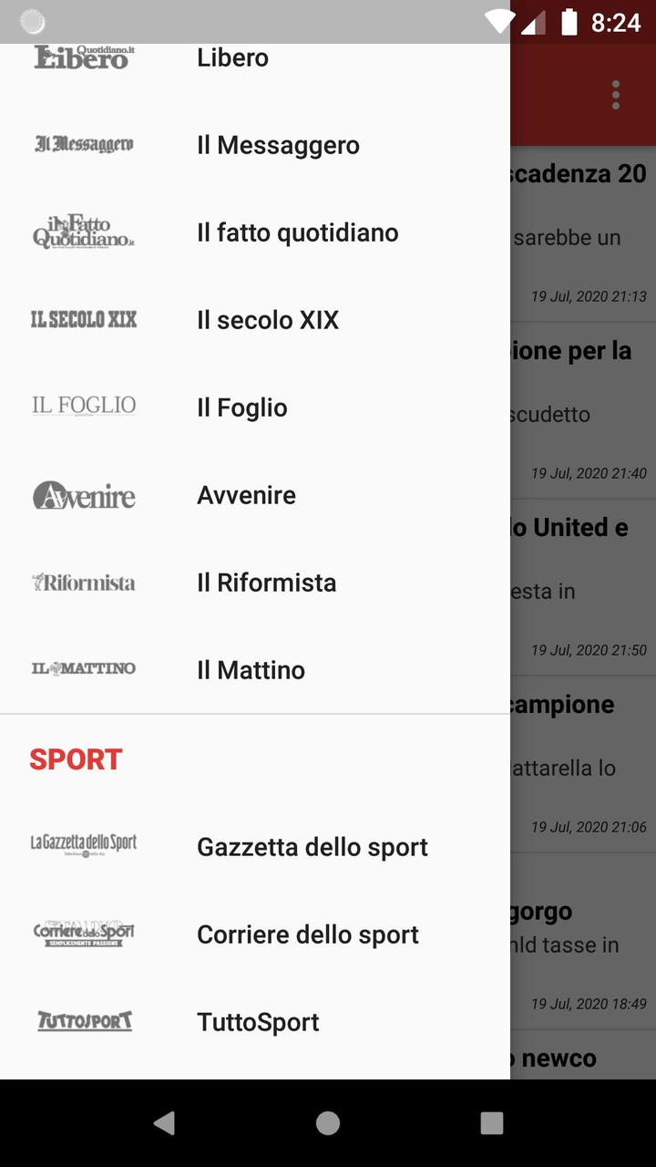 Giornali italiani screenshot image 10_Popularmodapk.com
