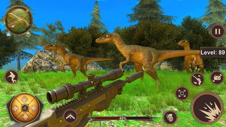 Dinosaur Hunter Escape/Shoot screenshot image 2_Popularmodapk.com