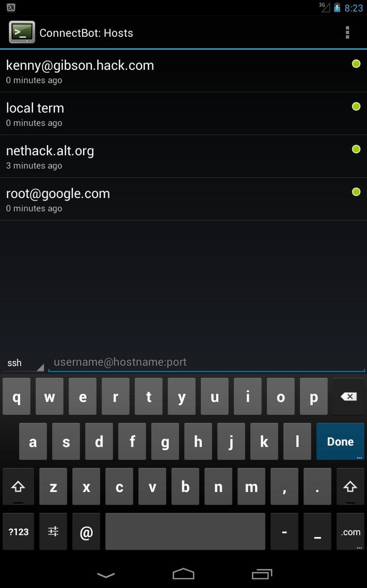 ConnectBot screenshot image 3_Popularmodapk.com