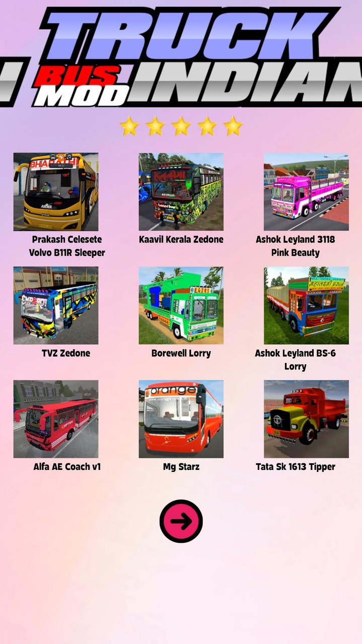 Bus Mod Truck Indian screenshot image 2_Popularmodapk.com