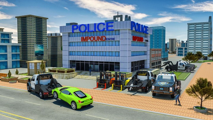 Police Tow Truck Simulator screenshot image 13_Popularmodapk.com