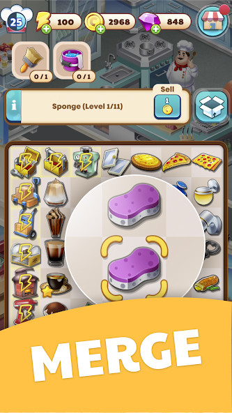 Merge Restaurant: Makeover<span>(Unlimited money)</span> screenshot image 1_Popularmodapk.com