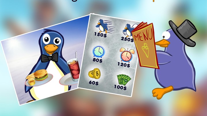 Penguin Cookshop: Cafe Game screenshot image 2_Popularmodapk.com