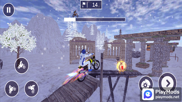 Superhero Bike Stunt Racing<span>(Speed change)</span> screenshot image 4_Popularmodapk.com