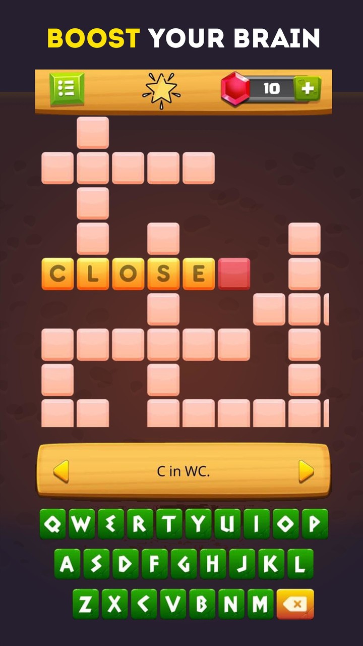 English Crossword puzzle games screenshot image 1_Popularmodapk.com