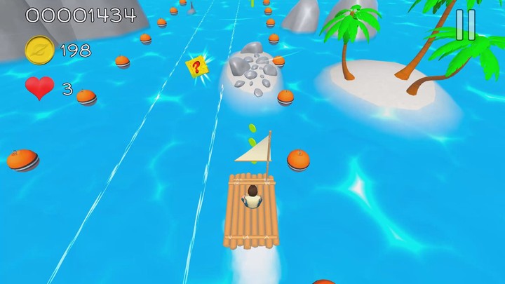 Raft Runner: Alone at Sea screenshot image 1_Popularmodapk.com