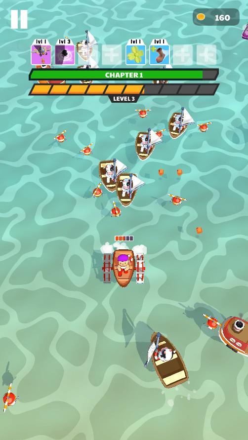 Raft Survivor 3D: Ocean War screenshot image 4_Popularmodapk.com