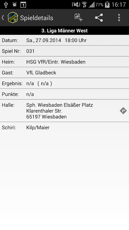 HSG VfR/Eintracht Wiesbaden screenshot image 4_Popularmodapk.com