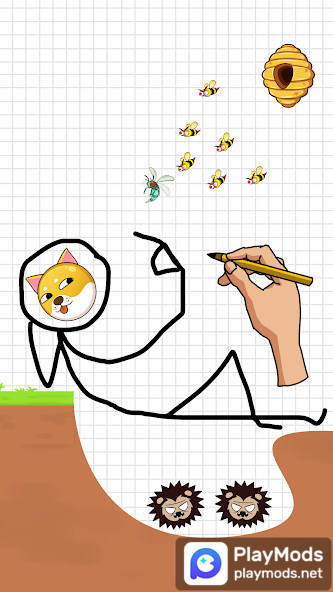 Save The Dog - Draw to Save<span>(Unlimited Coins)</span> screenshot image 1_Popularmodapk.com
