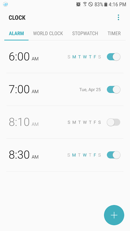 Samsung Clock screenshot image 1_Popularmodapk.com