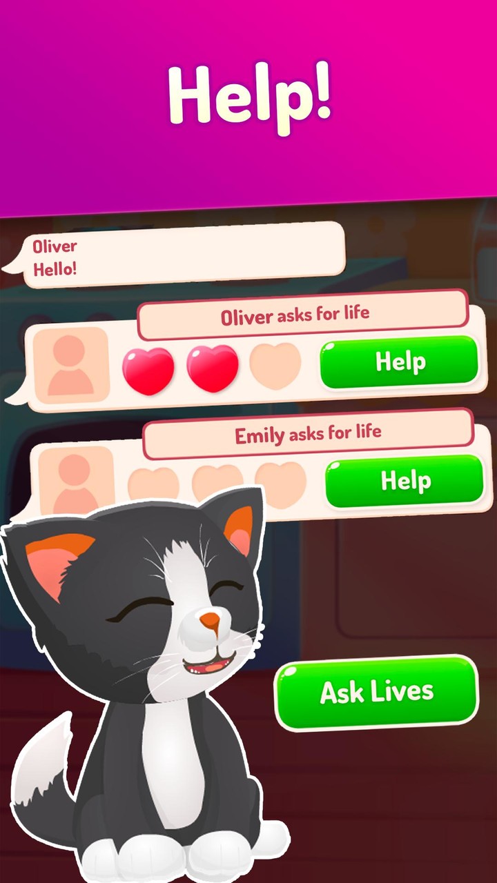 Feed the cat: Cute kitty games screenshot image 1_Popularmodapk.com