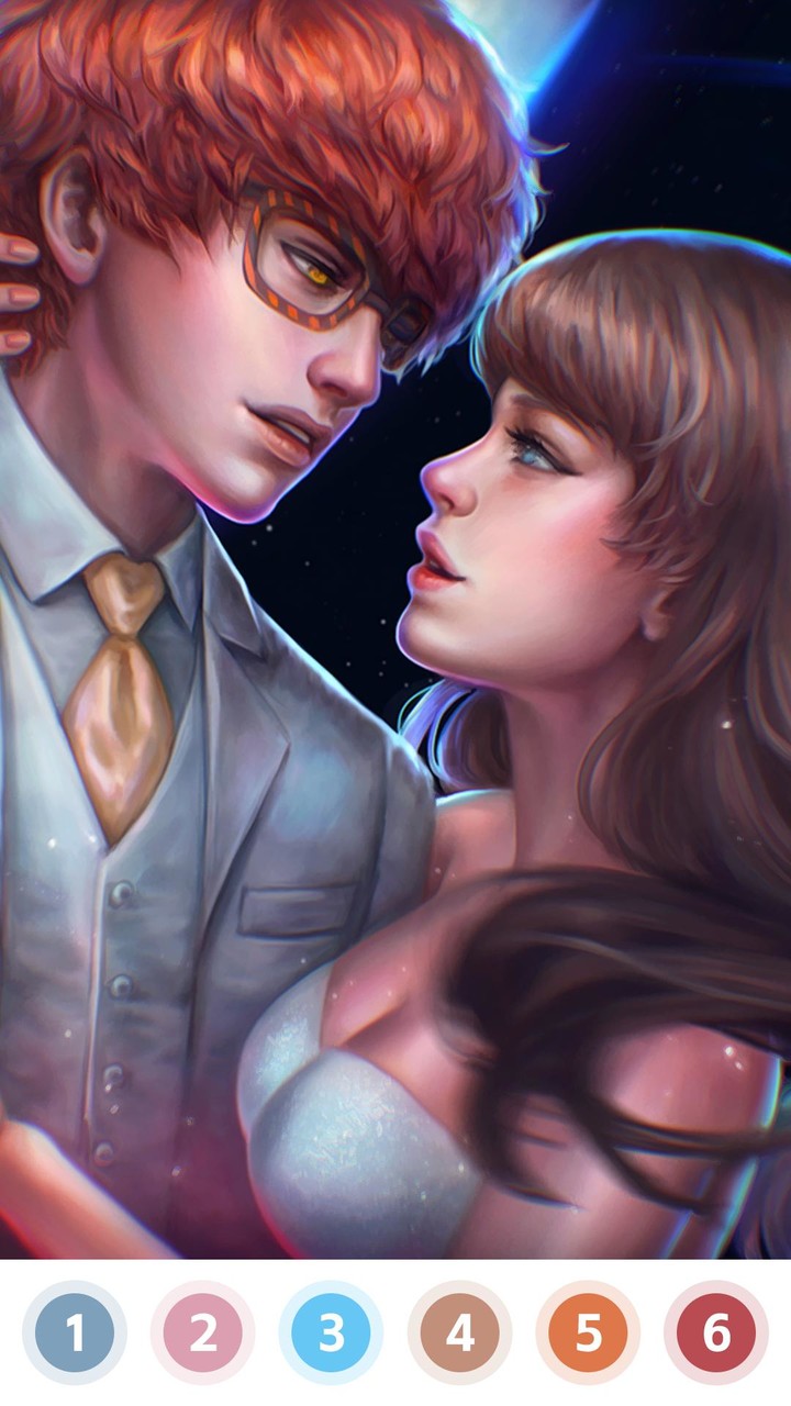 Kiss & Hug Paint by Number screenshot image 4_Popularmodapk.com