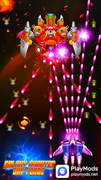Galaxy Shooter Sky Force<span>(Unlimited money)</span> screenshot image 5_Popularmodapk.com