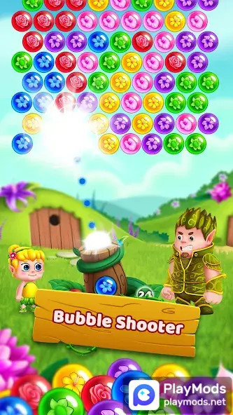 Bubble Shooter - Flower Games<span>(Remove ads)</span> screenshot image 1_Popularmodapk.com