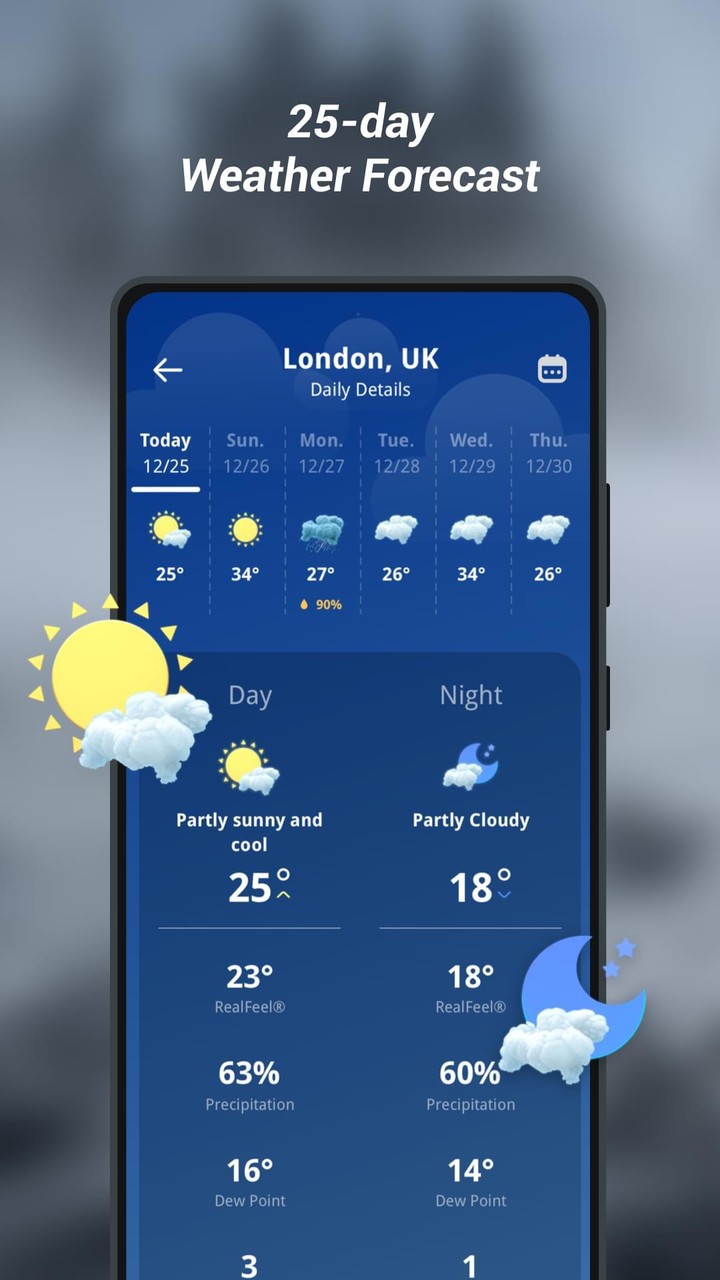 Weather Helper：Local Forecast screenshot image 7_Popularmodapk.com
