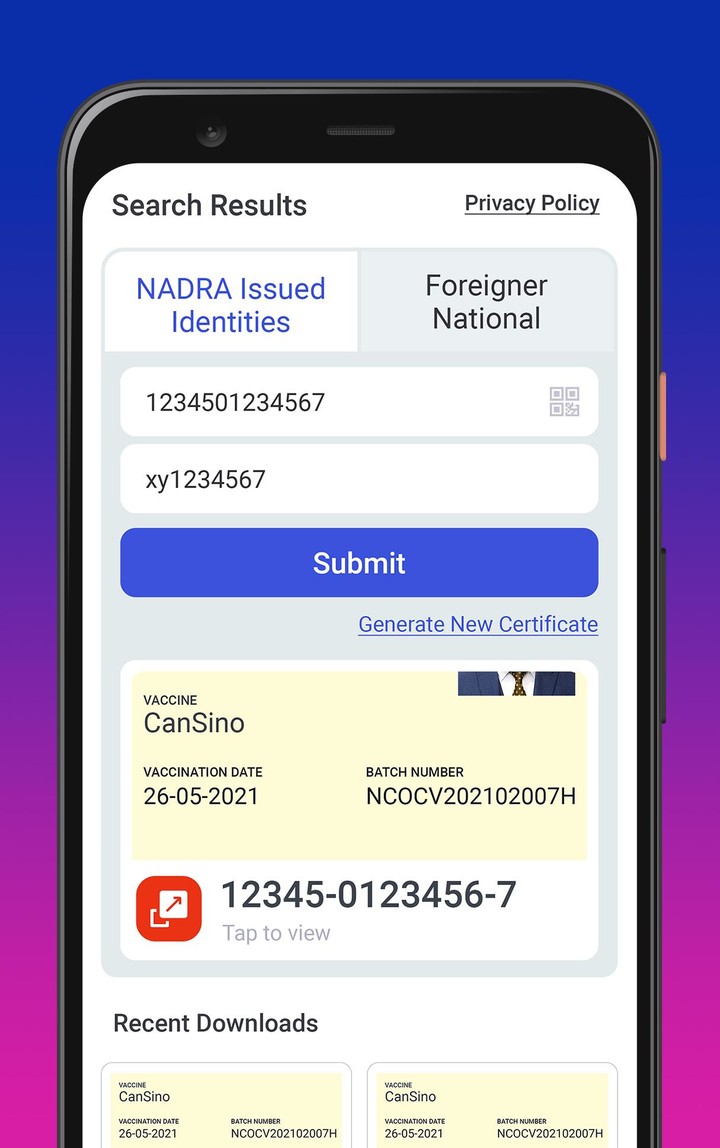 PAK Covid-19 Vaccination Pass screenshot image 12_Popularmodapk.com