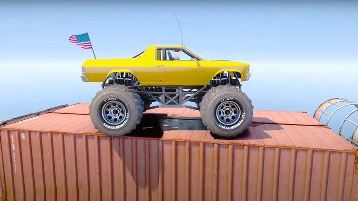 Incredible Monster Stunt Race screenshot image 4_Popularmodapk.com