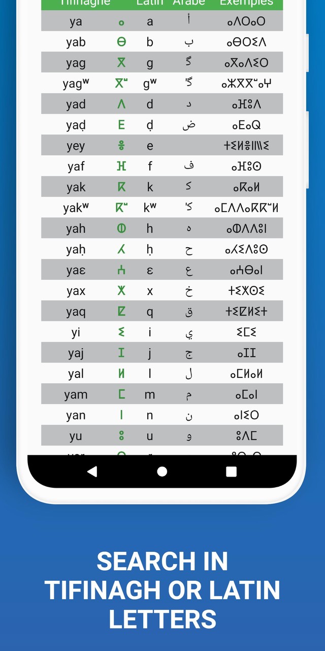 English Tamazight Dictionary screenshot image 9_Popularmodapk.com