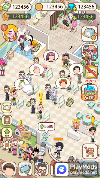 Idle Hair Salon Tycoon<span>(Unlimited Resources)</span> screenshot image 5_Popularmodapk.com